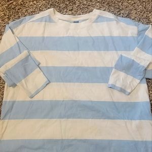Old Navy rugby stopped crop top